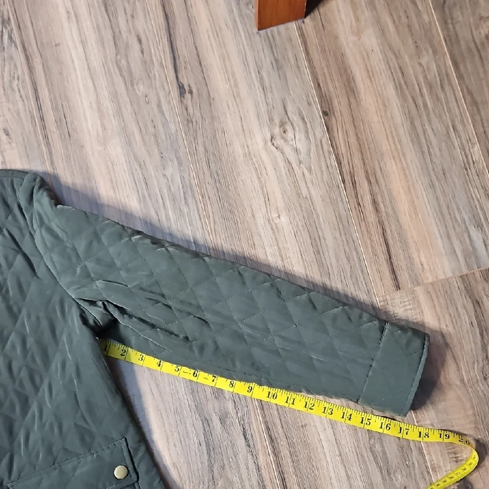 Colebrook Women's Quilted Jacket - Olive Green Medium - Picture 9 of 12
